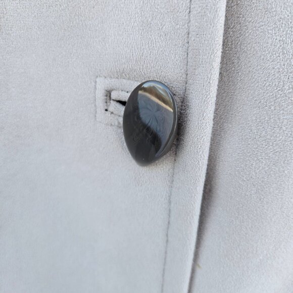 Vintage Penny Lane Coat 90s Y2K Size M Beige Faux Fur Faux Suede Boho - Picture 3 of 11